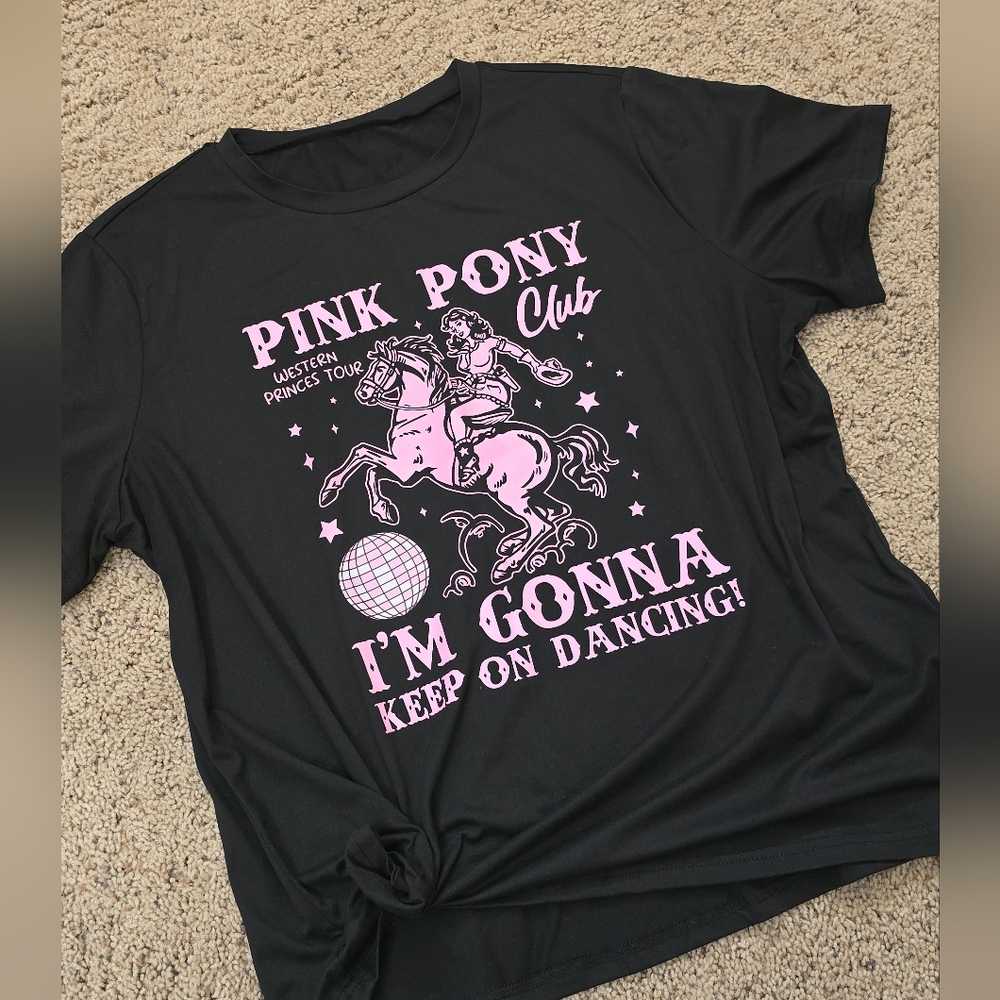 Pink Pony Club Grafic T-Shirt NWOT - Picture 3 of 6